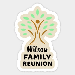 Wilson Family Reunion Design Sticker